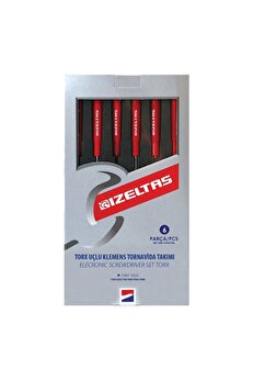 İzeltaş Klemens Torx Uçlu Tornavida Seti 6 Parça