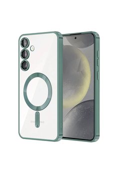 CepteToptan Samsung Galaxy S23 Plus Kılıf Kross Magneticsafe Kapak - Koyu Yeşil - DROPX8314-4875