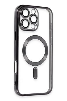 CepteToptan iPhone 16 Pro Max Kılıf Kross Magneticsafe Kapak - Siyah - DROPX8042-5042