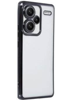 CepteToptan Xiaomi Redmi Note 13 Pro Plus Kılıf Lensli Silikon - Siyah - DROPX3130-5240