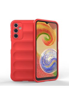 CepteToptan Samsung Galaxy A14 4G Kılıf Optimum Silikon - Kırmızı - DROPX5583-3003