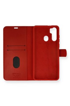 CepteToptan Reeder P13 Blue Max Kılıf Trend S Plus Kapaklı Kılıf - Kırmızı - DROPX8234-8741