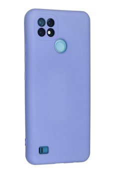 CepteToptan Realme C21 Kılıf Nano içi Kadife Silikon - Lila - DROPX4310-7651