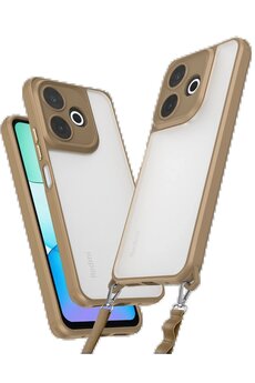 CepteToptan Xiaomi Redmi 13 4G Kılıf Penta Silikon Kılıf - Çöl Titanyum - DROPX1072-6595