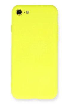 CepteToptan iPhone 7 Kılıf Nano içi Kadife Silikon - Sarı - DROPX7064-3201