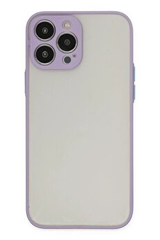 CepteToptan iPhone 14 Pro Max Kılıf Montreal Silikon Kapak - Mor - DROPX4300-1390