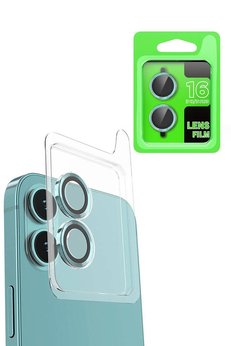 CepteToptan iPhone 16 Raze Metal Kamera Lens - Turkuaz - DROPX5590-4019