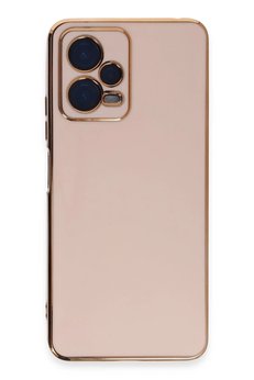 CepteToptan Xiaomi Redmi Note 12 Pro 5G Kılıf Volet Silikon - Pembe - DROPX5473-6368