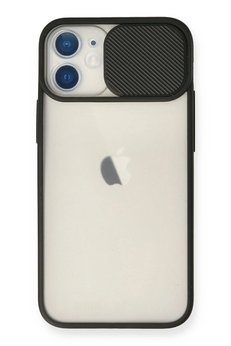 CepteToptan iPhone 11 Kılıf Palm Buzlu Kamera Sürgülü Silikon - Siyah - DROPX3141-5602