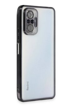 CepteToptan Xiaomi Redmi Note 10 Pro Kılıf Lensli Silikon - Siyah - DROPX7932-9081