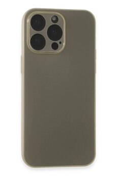CepteToptan iPhone 15 Pro Max Kılıf Silikon - Titan Gri - DROPX6623-1673