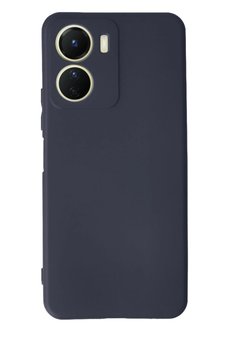 CepteToptan Vivo Y16 Kılıf First Silikon - Lacivert - DROPX3672-5543