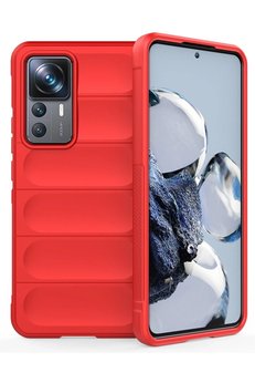 CepteToptan Xiaomi Mi 12T Pro Kılıf Optimum Silikon - Kırmızı - DROPX8823-4024