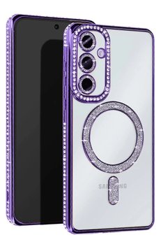 CepteToptan Samsung Galaxy S25 Edge Joke Simli Magneticsafe Kılıf - Derin Mor - DROPX9371-3272