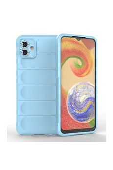 CepteToptan Samsung Galaxy A04E Kılıf Optimum Silikon - Sky Blue - DROPX7507-7901