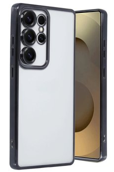 CepteToptan Samsung Galaxy S25 Ultra Kılıf Lensli Silikon - Siyah - DROPX2564-4444