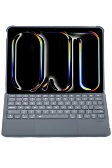 CepteToptan T5504D iPad Pro 11 (2024) Kılıf Palermo Ledli Klavyeli Standlı Tablet Kılıf - DROPX8516-3797
