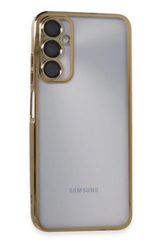 CepteToptan Samsung Galaxy A05S Kılıf Lensli Silikon - Gold - DROPX7168-6481