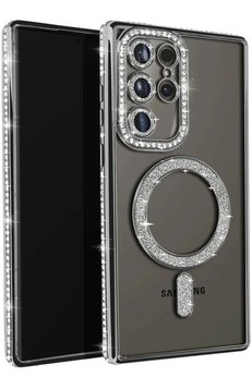 CepteToptan Samsung Galaxy S23 Ultra Joke Simli Magneticsafe Kılıf - Siyah - DROPX7170-5192