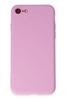 CepteToptan iPhone 7 Kılıf First Silikon - Açık Mor - DROPX9275-4437