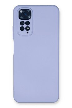 CepteToptan Xiaomi Redmi Note 11 Kılıf Nano içi Kadife Silikon - Lila - DROPX1708-9861