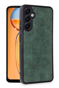 CepteToptan Samsung Galaxy A56 Kılıf Aras Deri Kapak - Koyu Yeşil - DROPX7686-8152