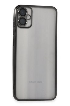 CepteToptan Samsung Galaxy A05 Kılıf Lensli Silikon - Siyah - DROPX4389-4660