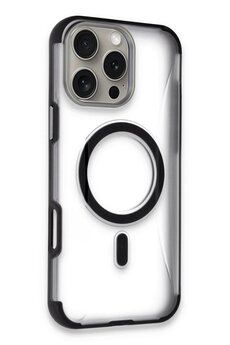 CepteToptan iPhone 16 Pro Max Hilton Magsafe Kapak - Siyah - DROPX5821-9312