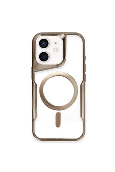 CepteToptan iPhone 11 Kılıf Boyi Magsafe Silikon Kapak - Çöl Titanyum - DROPX3648-4364