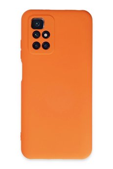 CepteToptan Xiaomi Redmi 10 2022 Kılıf Nano içi Kadife Silikon - Turuncu - DROPX7487-5637