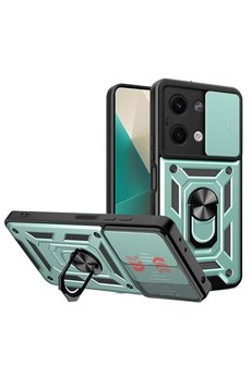 CepteToptan Xiaomi Poco X6 Kılıf Pars Lens Yüzüklü Silikon - Yeşil - DROPX8168-4629