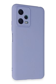 CepteToptan Xiaomi Redmi Note 12 5G Kılıf Nano içi Kadife Silikon - Lila - DROPX1641-4041