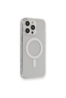 CepteToptan iPhone 13 Pro Max Kılıf Matte Şeffaf Magneticsafe - Şeffaf - DROPX1560-3630
