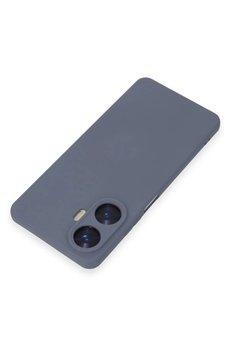 CepteToptan Realme C55 Kılıf Nano içi Kadife Silikon - Gri - DROPX9998-9436