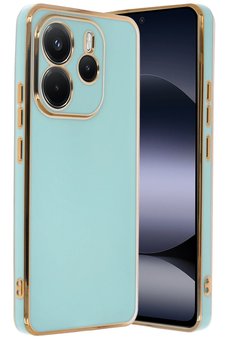 CepteToptan Xiaomi Redmi Note 14 4G Kılıf Volet Silikon - Açık Yeşil - DROPX1359-1717