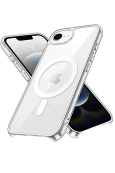 CepteToptan iPhone 16E Kılıf Pc Real Magsafe Kapak - Şeffaf - DROPX9703-9893