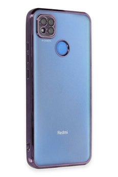 CepteToptan Xiaomi Redmi 9C Kılıf Lensli Silikon - Mor - DROPX5436-3370