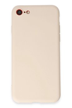 CepteToptan iPhone 7 Kılıf First Silikon - Krem - DROPX8272-3375