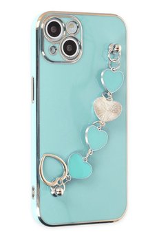 CepteToptan iPhone 14 Plus Kılıf Esila Silikon - Su Yeşili - DROPX2503-9538