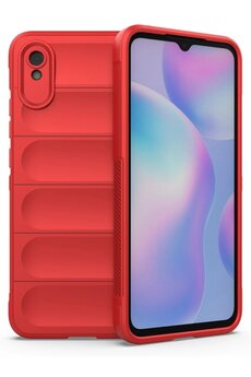 CepteToptan Xiaomi Redmi 9A Kılıf Optimum Silikon - Kırmızı - DROPX3399-6551