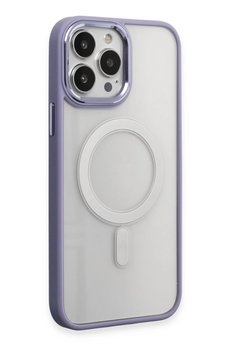 CepteToptan iPhone 15 Pro Max Kılıf Room Magneticsafe Silikon - Lila - DROPX8517-2626