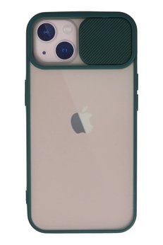 CepteToptan iPhone 13 Kılıf Palm Buzlu Kamera Sürgülü Silikon - Yeşil - DROPX6159-1842
