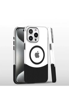CepteToptan iPhone 16 Pro Max Carbon Puzzle Magsafe Kapak - Siyah - DROPX8517-1222