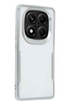 CepteToptan Xiaomi Redmi Note 14 Pro Plus Kılıf Boyi Silikon Kapak - Gümüş - DROPX8893-3681