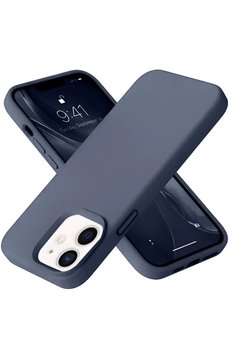 CepteToptan iPhone 12 Kılıf Nano içi Kadife Silikon - Lacivert - DROPX9747-7975