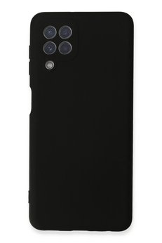 CepteToptan Samsung Galaxy A22 Kılıf Nano içi Kadife Silikon - Siyah - DROPX4311-1579