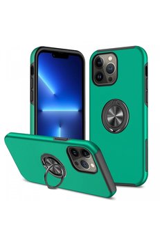 CepteToptan iPhone 13 Pro Max Kılıf Elit Yüzüklü Kapak - Yeşil - DROPX2039-7802