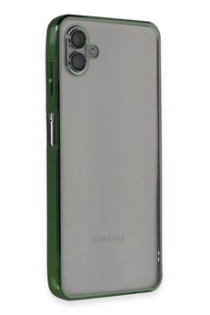 CepteToptan Samsung Galaxy A04 Kılıf Lensli Silikon - Yeşil - DROPX5421-6258
