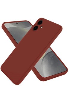 CepteToptan Samsung Galaxy A06 Kılıf First Silikon - Bordo - DROPX8973-6933