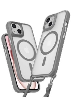 CepteToptan iPhone 15 Kılıf Enka Magsafe Silikon Kılıf - Titan Gri - DROPX5387-7719